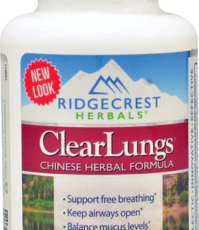 RidgeCrest Herbals ClearLungs® -- 60 Vegan Capsules