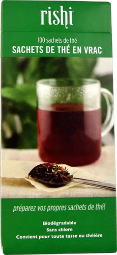 Rishi Tea Loose Leaf Tea Bags -- 100 Tea Bags