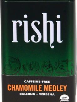 Rishi Tea Organic Loose Leaf Herbal Tea Caffeine Free Chamomile Medley -- 1.06 oz