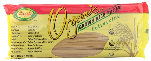 Rizopia Organic Brown Rice Fettucine Gluten Free -- 16 oz