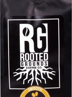 Rooted Grounds Ground Coffee Caramel Cream -- 12 oz