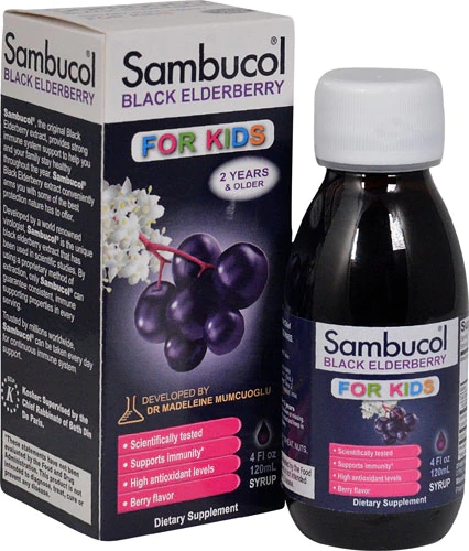 Sambucol Black Elderberry Liquid For Kids -- 4 fl oz