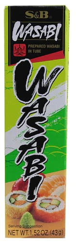 S&B Prepared Wasabi In Tube -- 1.52 oz