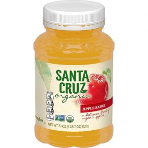 Santa Cruz Organic Apple Sauce -- 23 oz