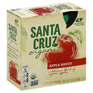 Santa Cruz Organic® Apple Sauce Original -- 4 Pouches