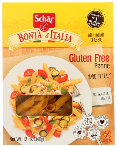 Schar Bonta d' Italia Gluten-Free Penne Pasta -- 12 oz