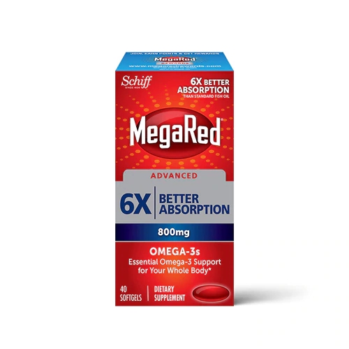 Schiff MegaRed® Advanced 6X Triple Absorption -- 800 mg - 40 Softgels