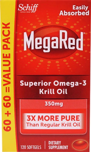 Schiff MegaRed® Omega-2 Krill Oil -- 350 mg - 120 Softgels