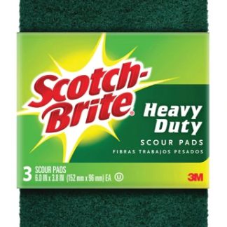 Scotch Brite Heavy Duty Scour Pads -- 3 Pads