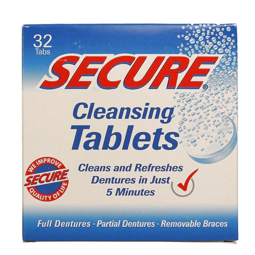 SECURE Cleansing Tablets -- 32 Tablets