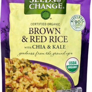 Seeds of Change Organic Brown & Red Rice with Chia & Kale MICROWAVE POUCH -- 8.5 oz