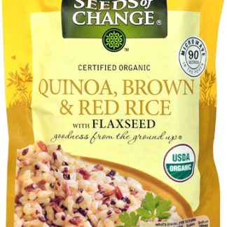 Seeds of Change Organic Quinoa Brown & Red Rice with Flaxseed MICROWAVE POUCH -- 8.5 oz