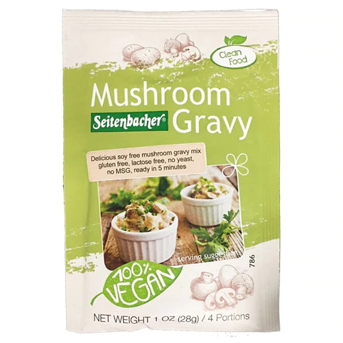 Seitenbacher Vegan Gravy Mix Gluten Free Mushroom -- 1 oz