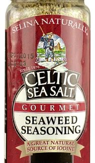 Selina Naturally Gourmet Celtic Sea Salt Shaker Seaweed -- 2.7 oz