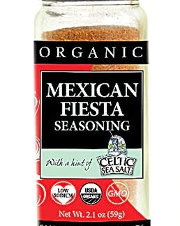 Selina Naturally Organic Mexican Fiesta Seasoning with a Hint of Celtic Sea Salt -- 1.73 oz