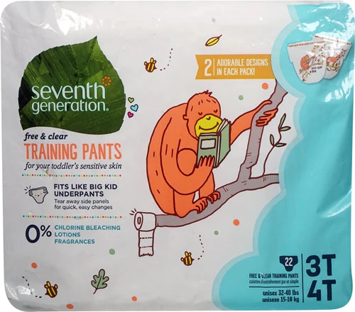Seventh Generation Baby™ Free and Clear Training Pants 3T-4T -- 22 Pants