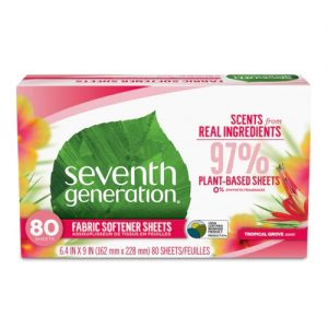Seventh Generation Laundry Sheets Tropical Grove -- 80 Sheets