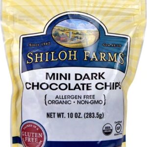 Shiloh Farms Organic Mini Dark Chocolate Chips Gluten Free -- 10 oz