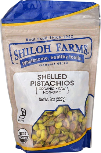 Shiloh Farms Organic Shelled Pistachios -- 8 oz