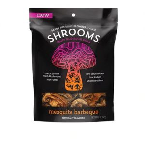 Shrooms Crispy Mushroom Snack Mesquite BBQ -- 2 oz