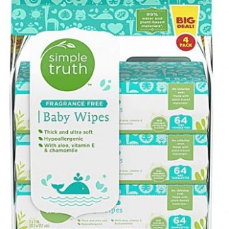 Simple Truth® Baby Wipes Fragrance Free -- 256 Wipes