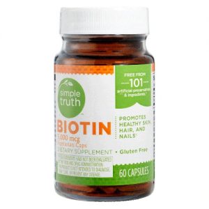 Simple Truth® Biotin -- 5000 mcg - 60 Capsules