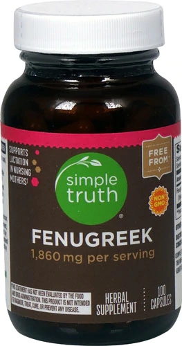 Simple Truth® Fenugreek -- 620 mg - 100 Capsules