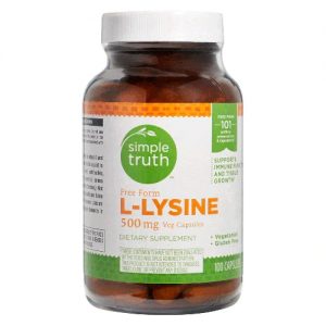 Simple Truth® Free Form L-Lysine -- 500 mg - 100 Capsules