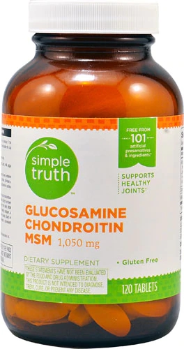 Simple Truth® Glucosamine Chondroitin MSM -- 1050 mg - 120 Tablets