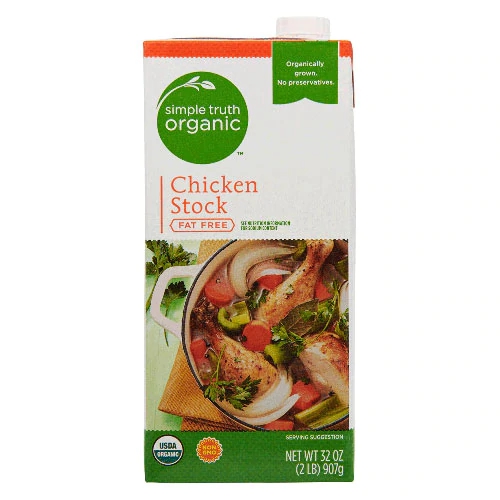 Simple Truth® Organic Fat Free Chicken Stock -- 32 fl oz