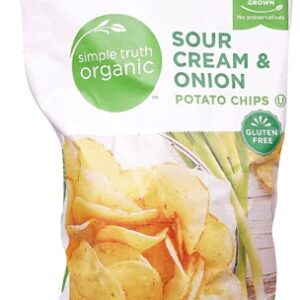 Simple Truth® Organic Potato Chips Sour Cream & Onion -- 5 oz