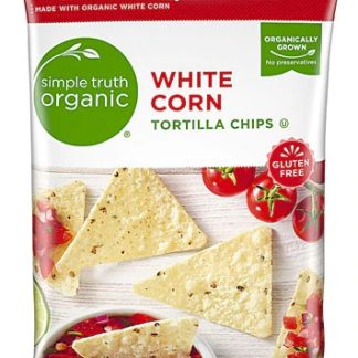 Simple Truth® Organic Tortilla Chips White Corn -- 9 oz