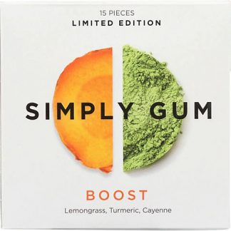 Simply Gum Natural Chewing Gum Boost -- 15 Pieces