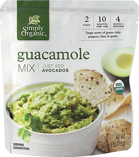 Simply Organic Guacamole Mix Original -- 4 oz
