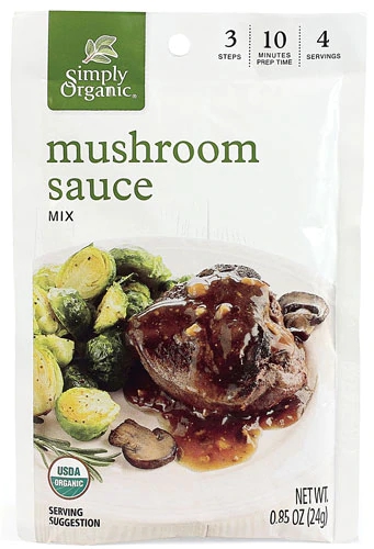 Simply Organic Sauce Mix Mushroom -- 0.85 oz