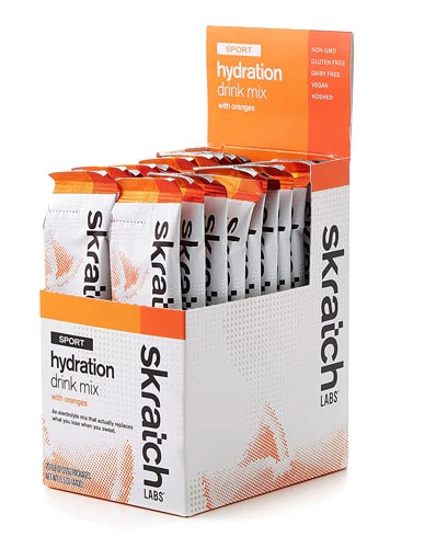 Skratch Labs Sport Hydration Drink Mix with Oranges -- 20 Packages
