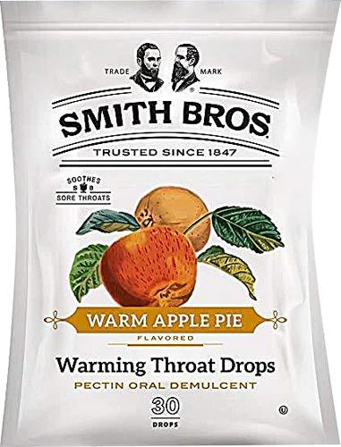 Smith Bros. Warming Throat Drops Warm Apple Pie -- 30 Drops