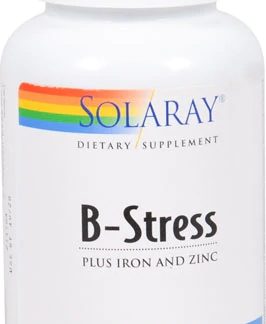 Solaray B-Stress plus Iron and Zinc -- 120 Capsules