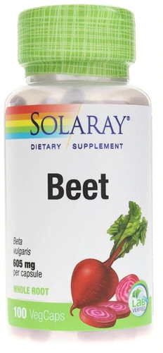 Solaray Beet -- 605 mg - 100 VegCaps