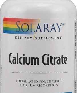 Solaray Calcium Citrate -- 120 Capsules