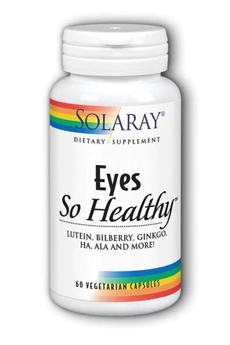Solaray Eyes So Healthy™ Dietary Supplement -- 60 Vegetarian Capsules