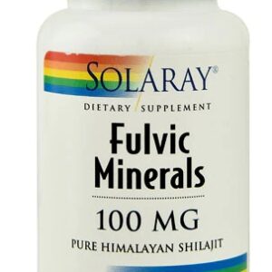 Solaray Fulvic Minerals -- 100 mg - 30 Vegetarian Capsules