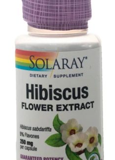 Solaray Hibiscus Flower Extract -- 250 mg - 60 VegCaps