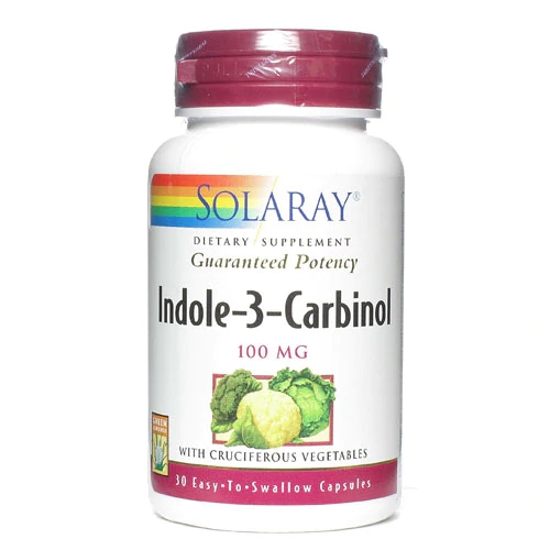 Solaray Indole-3-Carbinol -- 100 mg - 30 Capsules