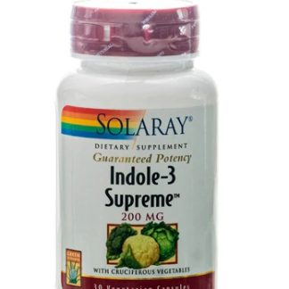Solaray Indole-3 Supreme™ -- 200 mg - 30 Vegetarian Capsules