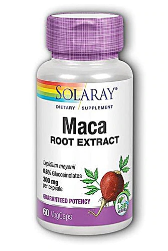 Solaray Maca Root Extract -- 300 mg - 60 VegCaps