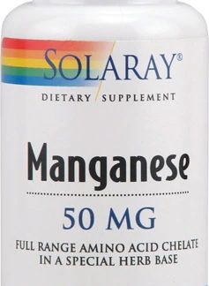 Solaray Manganese -- 50 mg - 100 Capsules