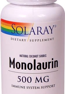 Solaray Monolaurin -- 500 mg - 60 Vegetarian Capsules