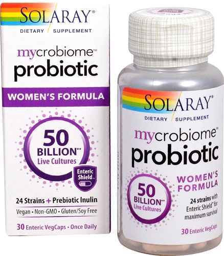 Solaray Mycrobiome™ Probiotic Women's Formula -- 50 billion CFU - 30 Enteric VegCaps