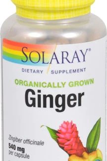 Solaray Organically Grown Ginger -- 540 mg - 100 VegCaps
